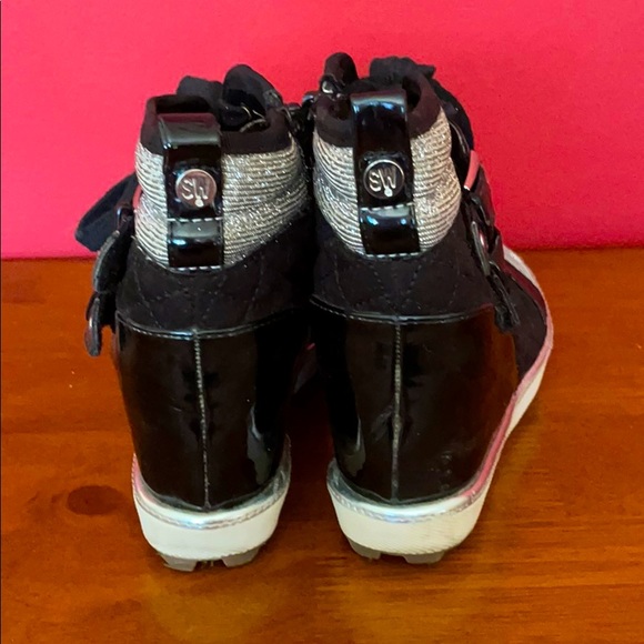 Stuart Weitzman girls hidden wedge high tops - Picture 4 of 4